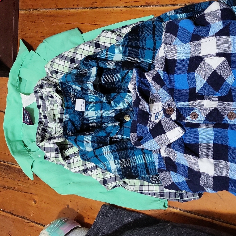 Dress shirts and flannels (4)